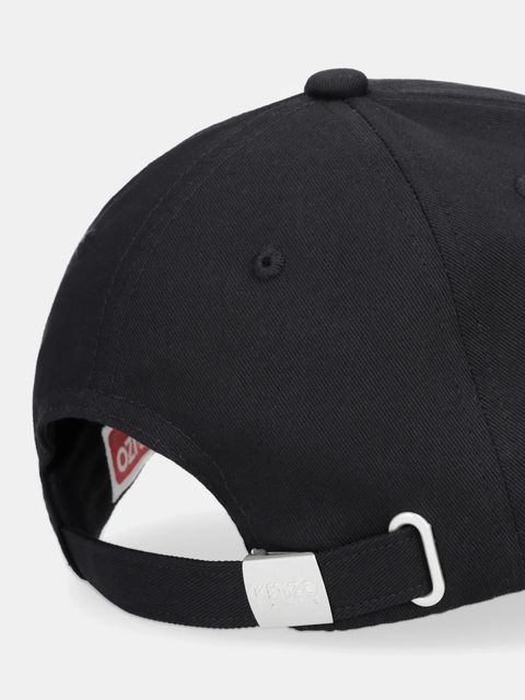 Kenzo czapka z daszkiem bawełniana kolor czarny FG58AC631F42