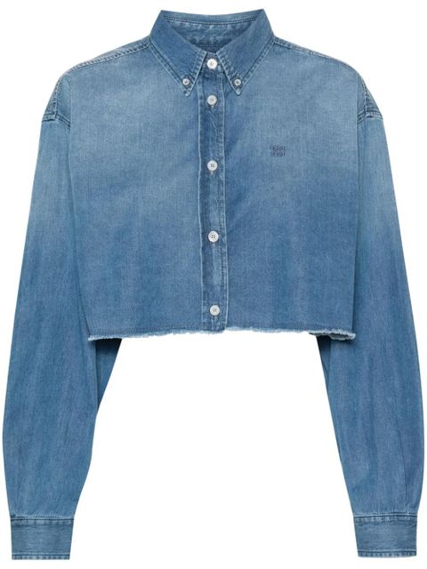 Givenchy cropped denim shirt - Blue - zdjęcie produktu nr 1