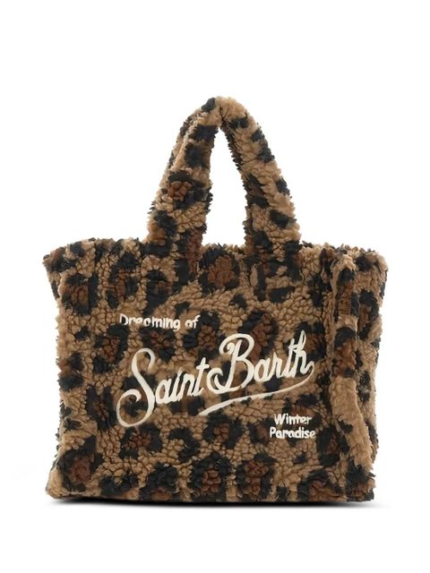 MC2 Saint Barth animal-print tote bag - Brown - zdjęcie produktu nr 1
