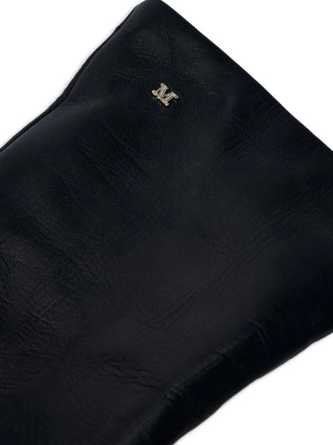 Max Mara leather gloves - Black