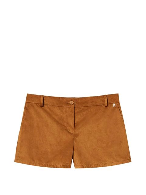 TWINSET faux-suede mini shorts - Brown - zdjęcie produktu nr 1
