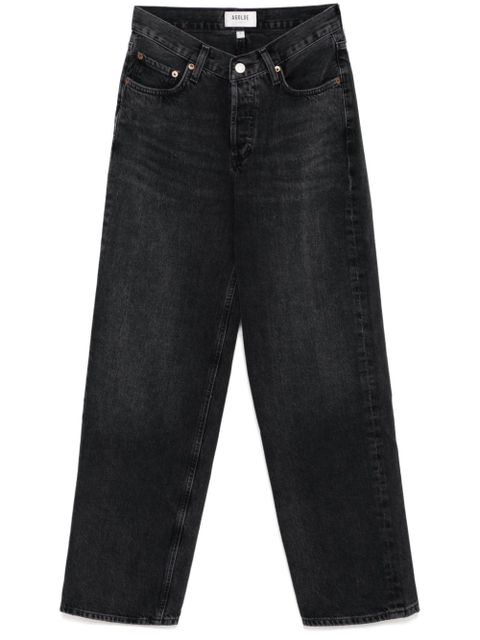 AGOLDE V-waist jeans - Black - zdjęcie produktu nr 1