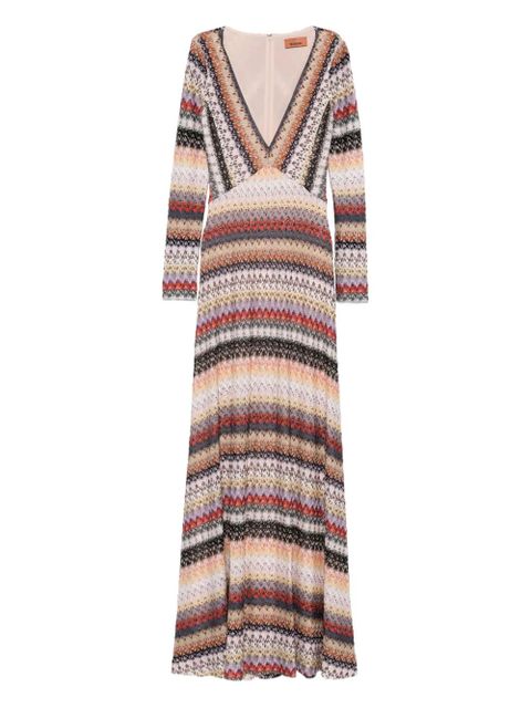 Missoni zigzag-woven dress - Neutrals - zdjęcie produktu nr 1