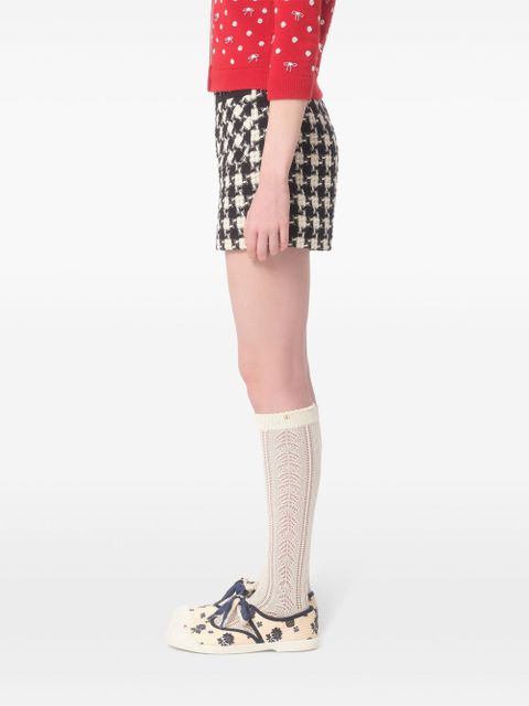 Valentino Garavani Damier Light tweed shorts - Neutrals