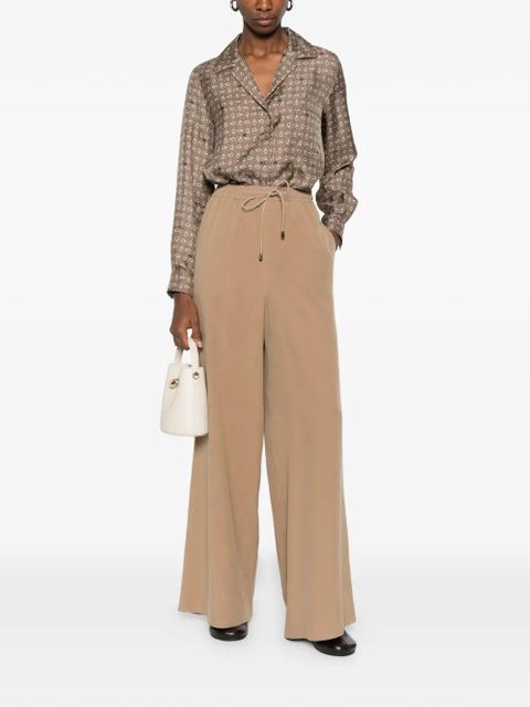 Max Mara drawstring palazzo pants - Brown - zdjęcie produktu nr 2