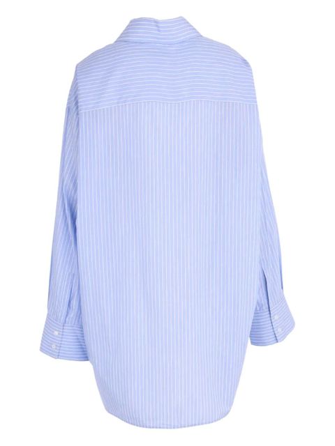 Off-White Roxy striped poplin mini shirt dress - Blue - zdjęcie produktu nr 2