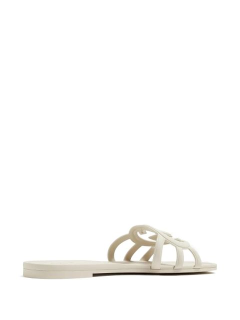 Gucci interlocking-logo sandals - Neutrals