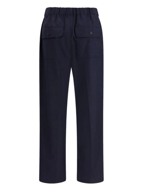 Weekend Max Mara elasticated straight trousers - Blue - zdjęcie produktu nr 2