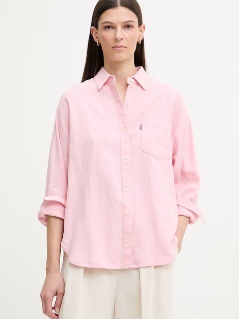 Levi's koszula damska z lnem HARLIE BOYFRIEND - zdjęcie produktu nr 2