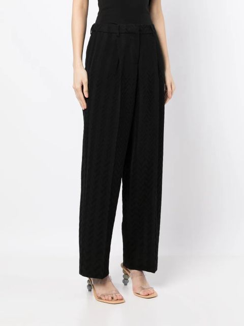 Missoni zigzag tailored trousers - Black - zdjęcie produktu nr 2