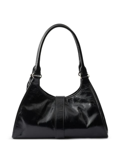 Prada medium leather shoulder bag - Black - zdjęcie produktu nr 2