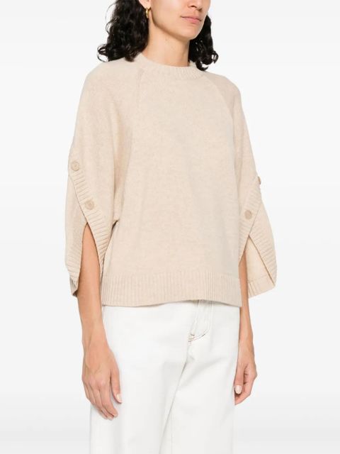 Max Mara crew-neck sweater - Neutrals