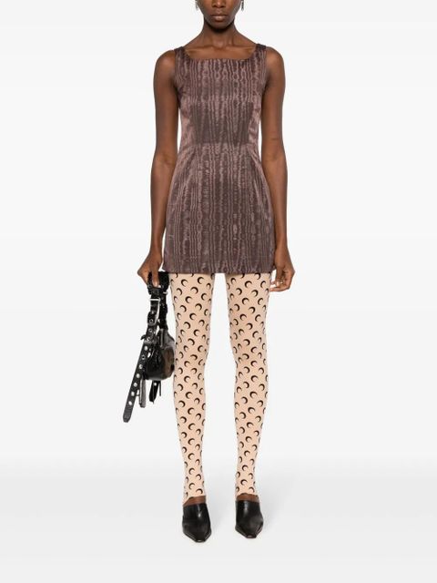 Marine Serre Fuseaux Moon recycled-jersey leggings - Neutrals - zdjęcie produktu nr 2