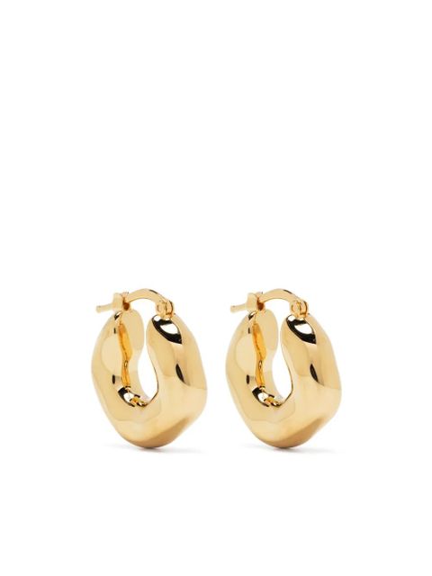 Jil Sander small hoop earrings - Gold - zdjęcie produktu nr 1