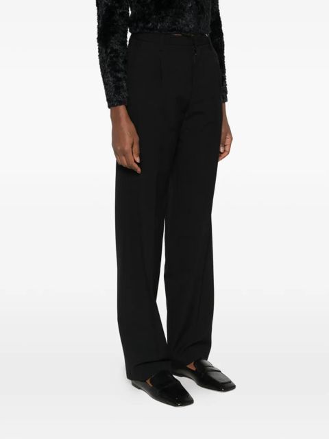 MM6 Maison Margiela pleat-detail trousers - Black