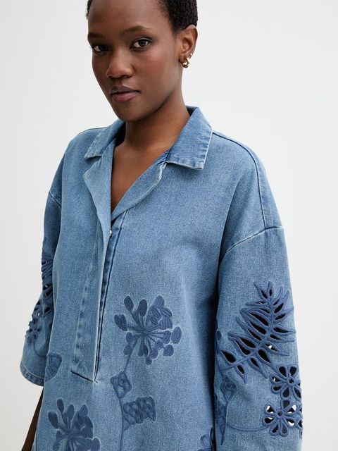 MUNTHE sukienka jeansowa BELLAR