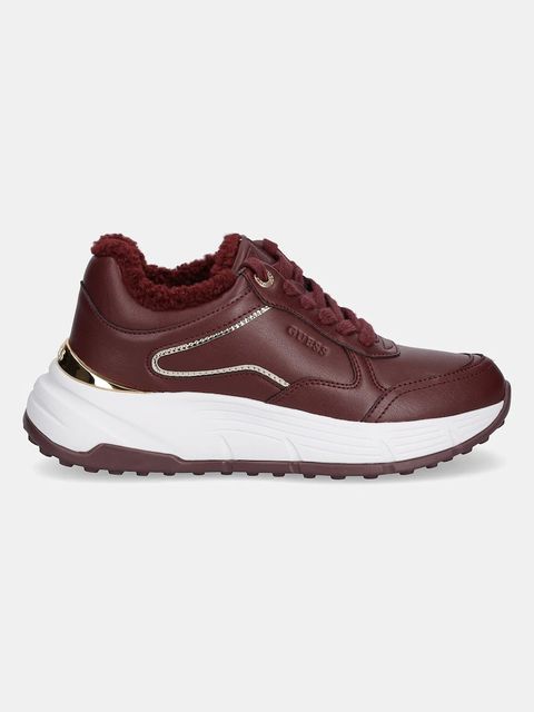 Guess sneakersy FARREA damskie kolor bordowy FLFRRE ELE12 - zdjęcie produktu nr 2