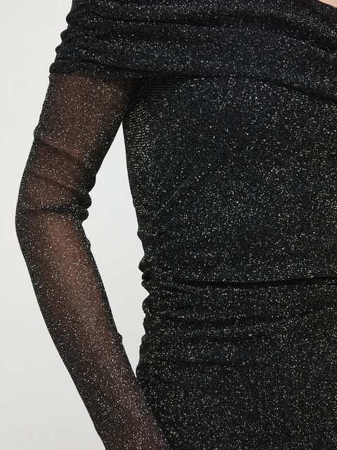 Medicine sukienka kolor srebrny mini dopasowana