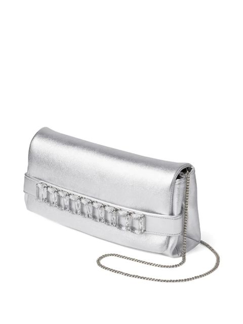 Jimmy Choo Kya clutch bag - Silver - zdjęcie produktu nr 2
