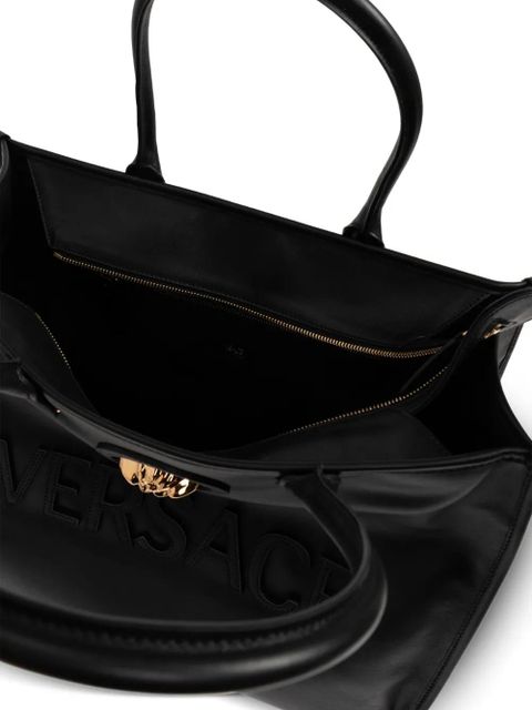 Versace medusa-plaque tote bag - Black - zdjęcie produktu nr 2