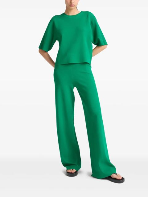 Yves Salomon knitted trousers - Green - zdjęcie produktu nr 2
