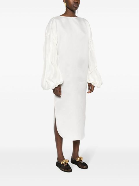 KHAITE The Zelma midi dress - Neutrals