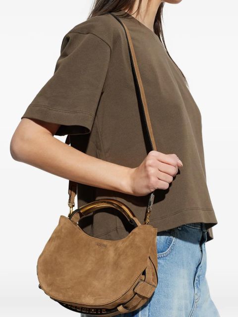 Moschino small Handle Me tote bag - Brown - zdjęcie produktu nr 2