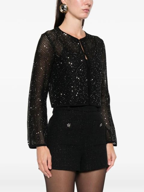 Maje sequin cardigan - Black