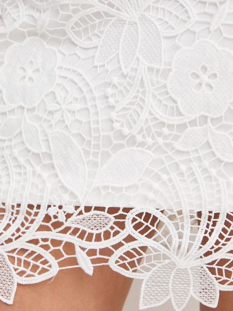 Morgan spódnica kolor biały mini prosta JKOKI