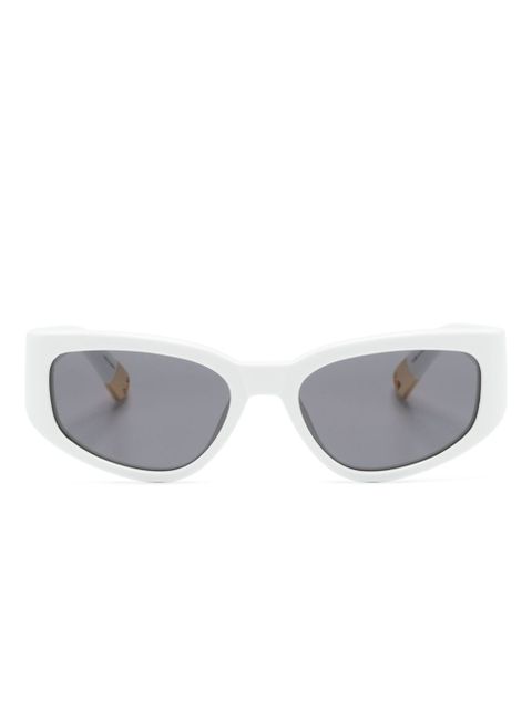 Jacquemus rectangle-frame sunglasses - White - zdjęcie produktu nr 1