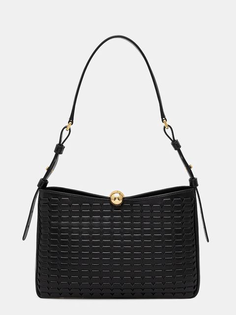 Furla torebka skórzana kolor czarny WB01403.BX3977.O6000 - zdjęcie produktu nr 1