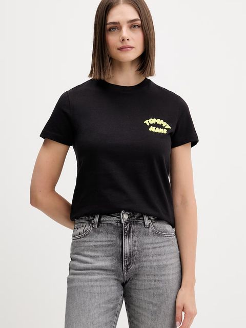 Tommy Jeans T-shirt damski bawełniany - zdjęcie produktu nr 1