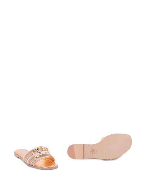 Valentino Garavani logo-detail flat sandals - Neutrals - zdjęcie produktu nr 2