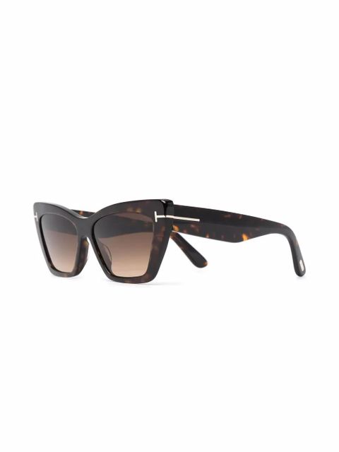 TOM FORD Eyewear Whyatt butterfly-frame sunglasses - Brown - zdjęcie produktu nr 2