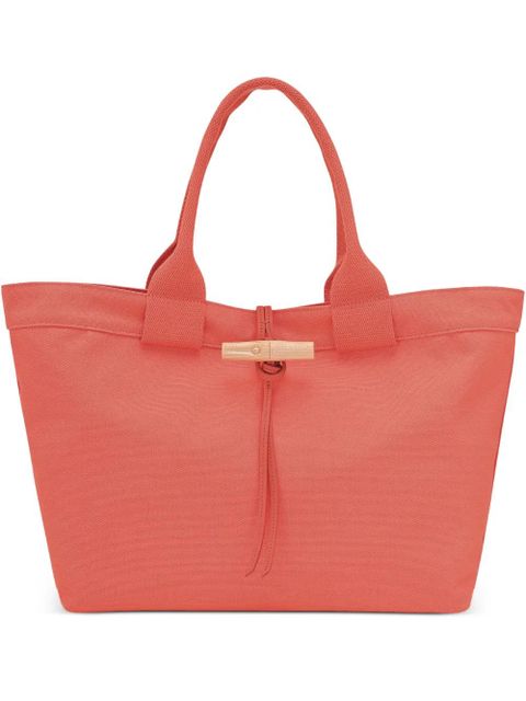 Longchamp large Le Roseau tote bag - Orange - zdjęcie produktu nr 1