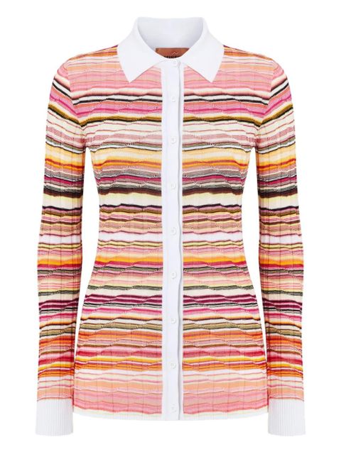 Missoni striped knitted shirt - Pink - zdjęcie produktu nr 1