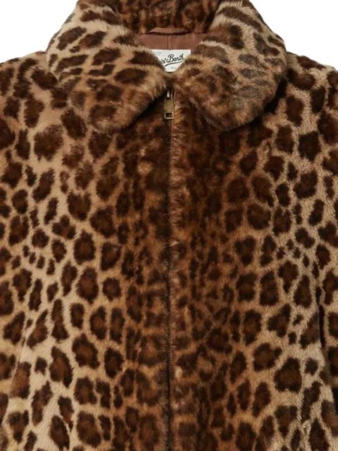MC2 Saint Barth Aveline animal-pattern jacket - Brown - zdjęcie produktu nr 2
