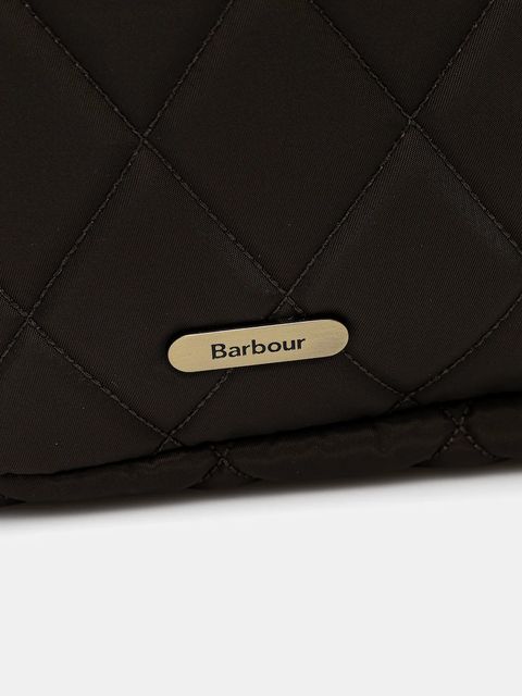 Barbour plecak damski kolor zielony duży gładki LBA0394