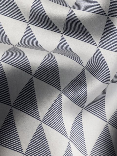 Prada printed silk scarf - Blue - zdjęcie produktu nr 2