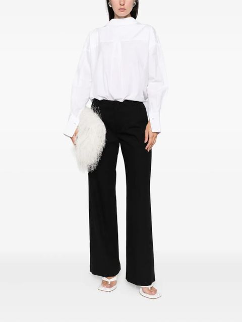 St. Agni belt-loops trousers - Black