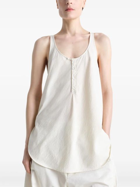 LEMAIRE bias cut tank top - White - zdjęcie produktu nr 2