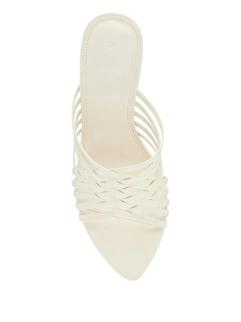 Aje 90mm Celyse woven heeled sandals - White