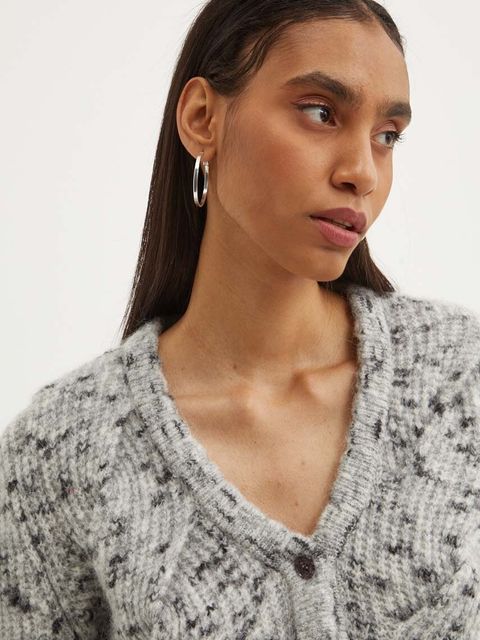 Moschino Jeans kardigan z domieszką wełny