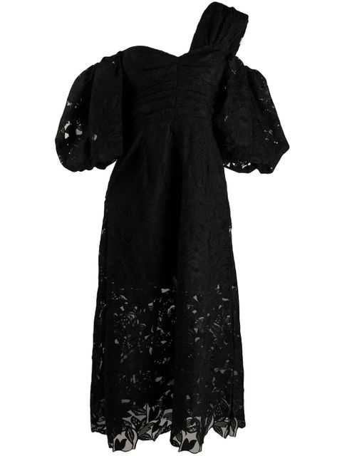 Self-Portrait off-the-shoulder dress - Black - zdjęcie produktu nr 1