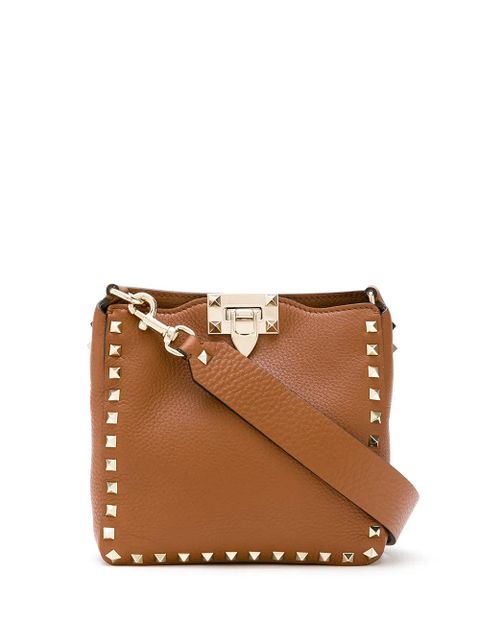Valentino Garavani Rockstud crossbody bag - Brown - zdjęcie produktu nr 1