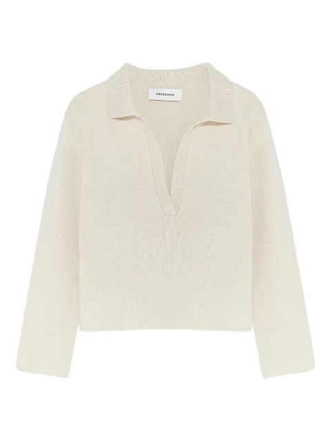 Yves Salomon V-neck sweater - Neutrals - zdjęcie produktu nr 1