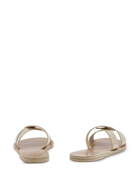 Ancient Greek Sandals Desmos crossover leather sandals - Gold