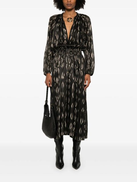 ISABEL MARANT Sana midi dress - Black - zdjęcie produktu nr 2