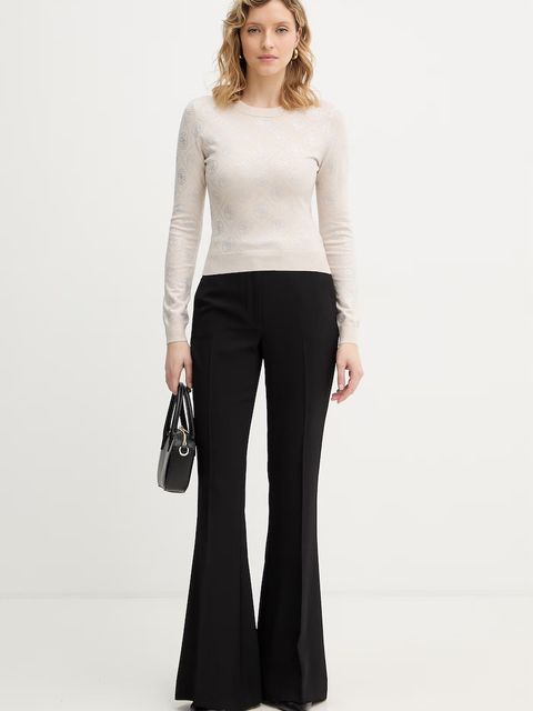 Guess sweter z domieszką wełny 4G - zdjęcie produktu nr 1