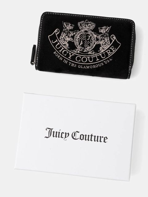 Juicy Couture portfel Twig Narrative damski kolor czarny WIJTG8991WZC